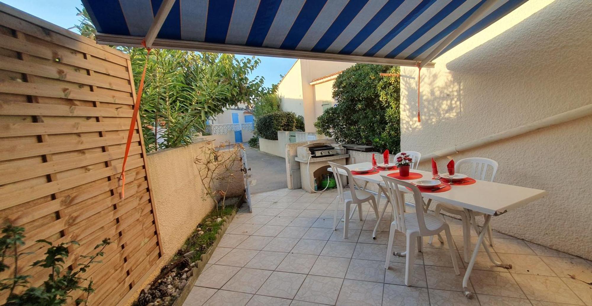 L'Azur - Maison Avec Terrasse Proche Plage Le Barcarès Eksteriør bilde